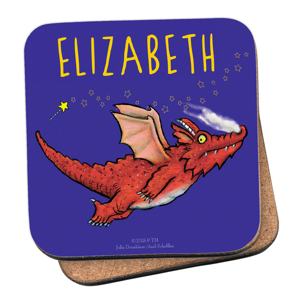 Room on the Broom Flying Dragon Personalised Coaster