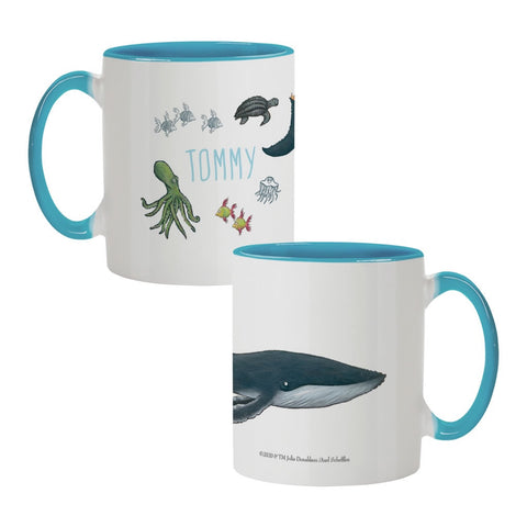 The Snail and the Whale - Personalised Coloured Insert Mugs