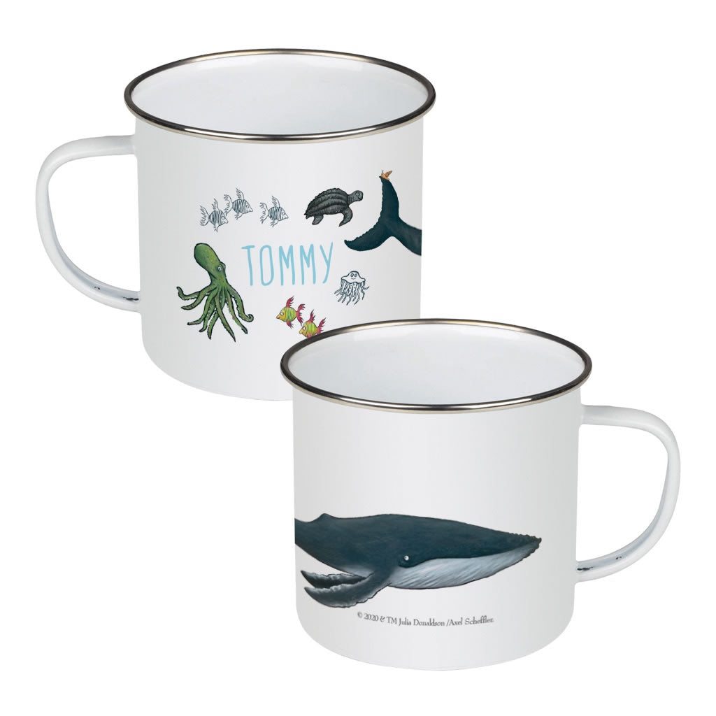 This is the sea so wild and free Personalised Enamel Mug