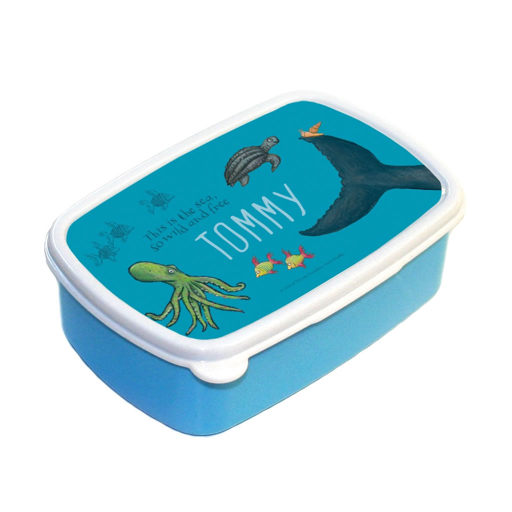 This is the sea so wild and free Personalised Lunch Box