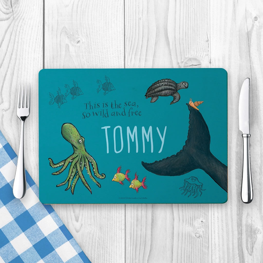 This is the sea so wild and free Personalised Placemat 2