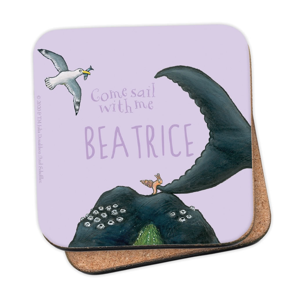 Come sail with me Personalised Coaster