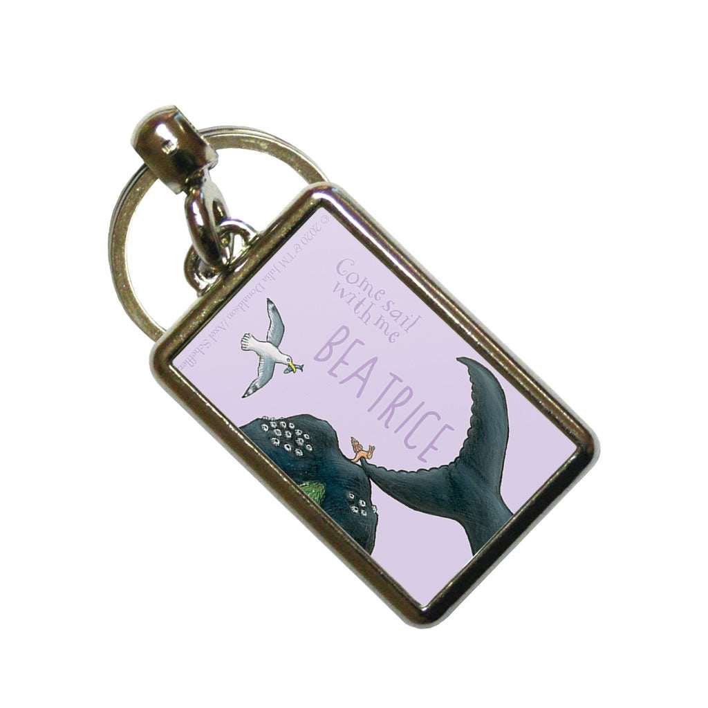 Come sail with me Personalised Metal Keyring