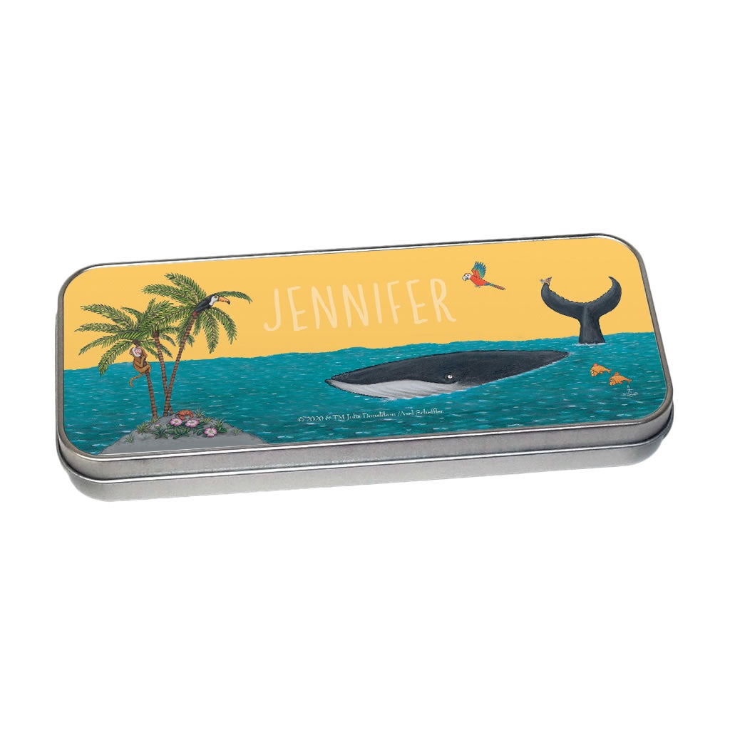 Palm Trees Personalised Pencil Tin