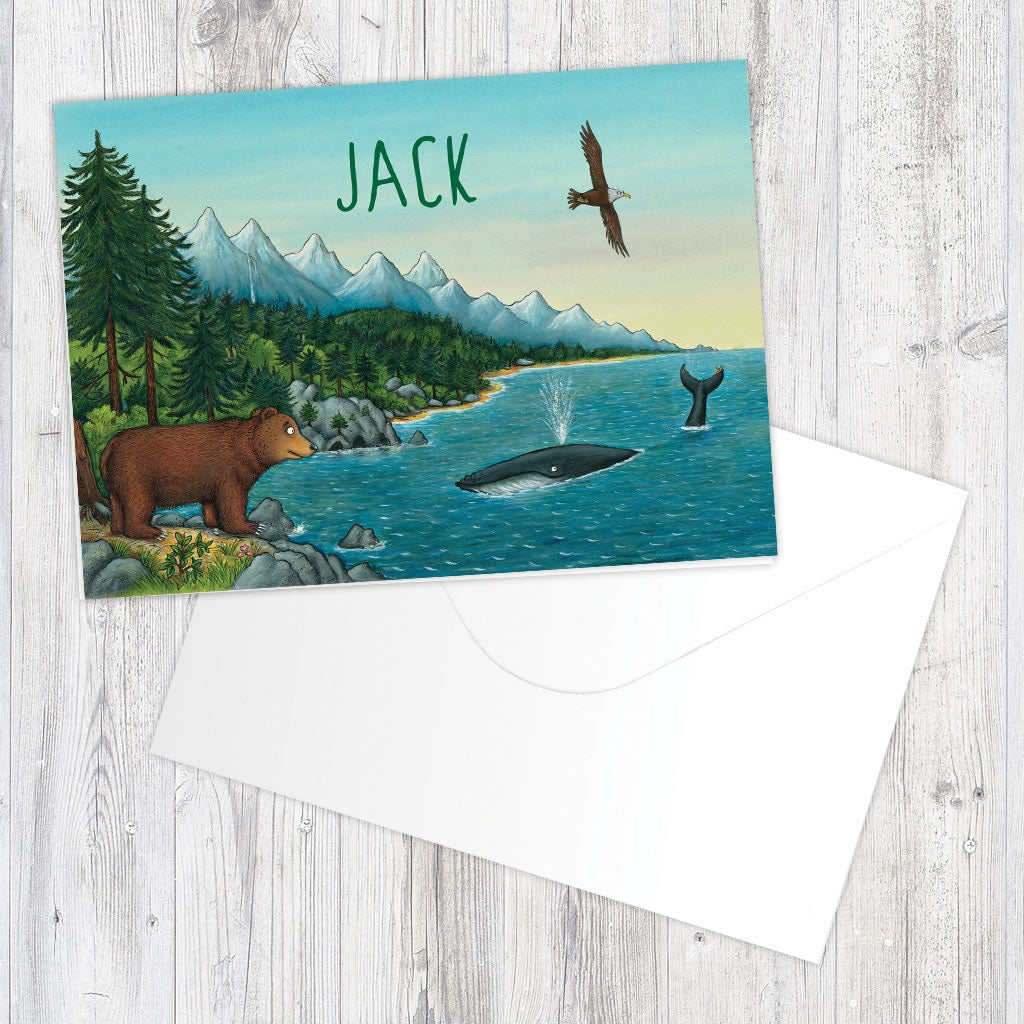Mountains Personalised Greeting Card 2