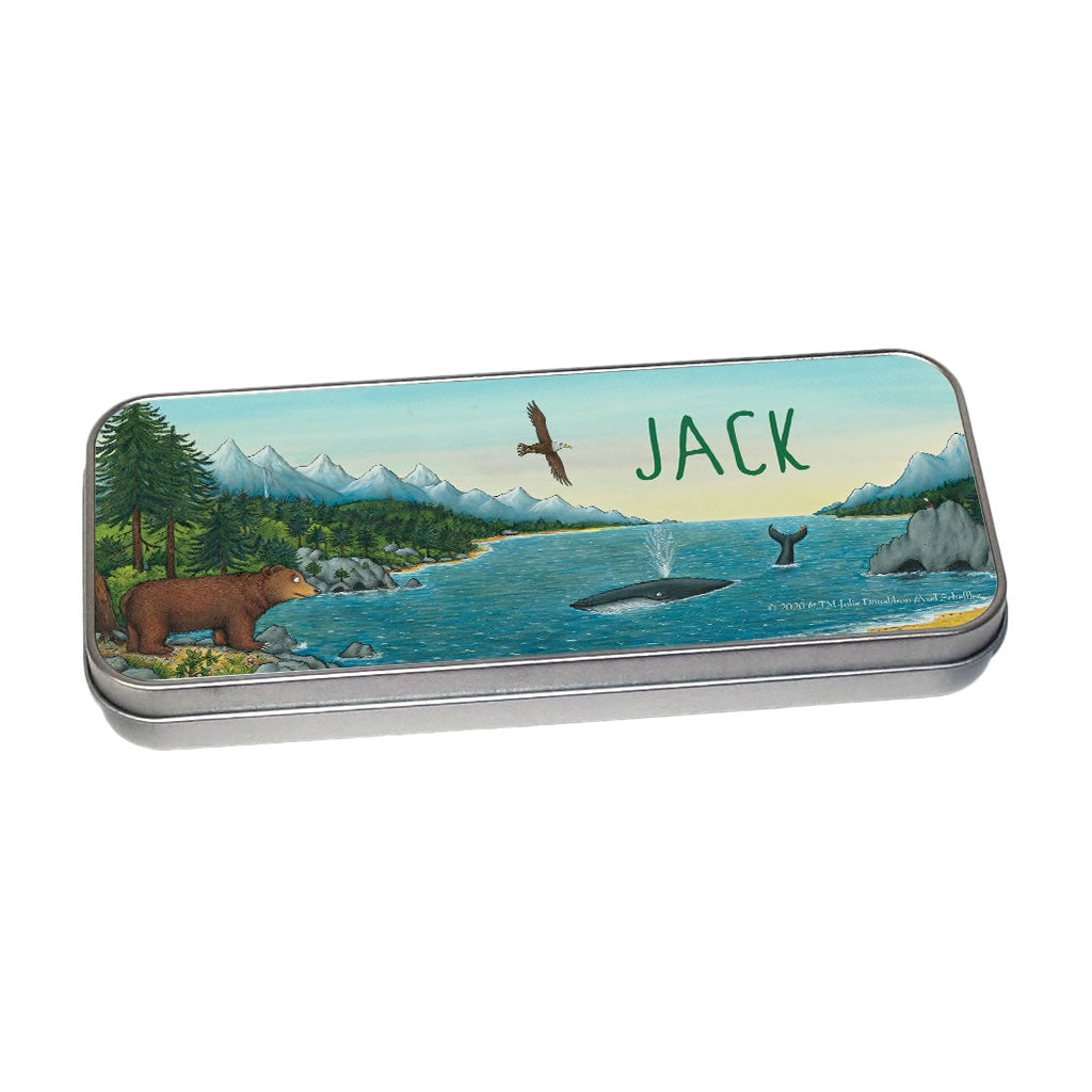 Mountains Personalised Pencil Tin