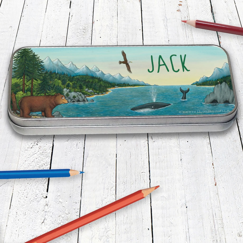 Mountains Personalised Pencil Tin 2