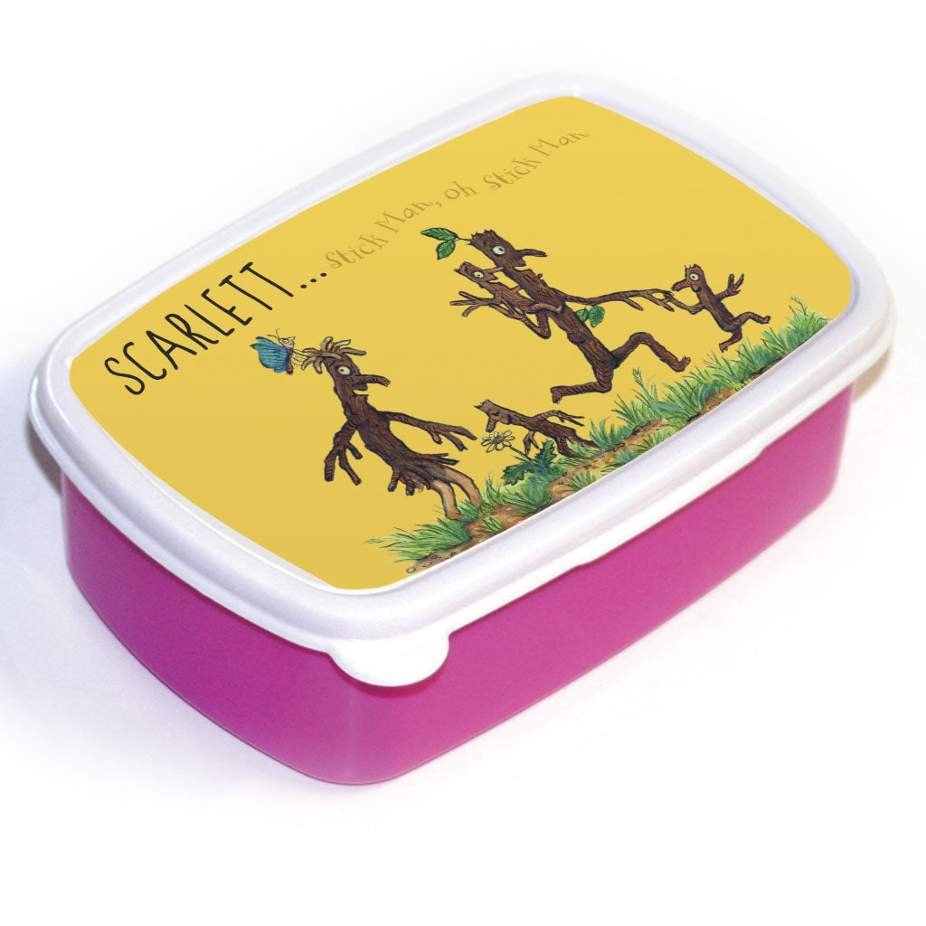 Stick Man Family Personalised Lunch Box