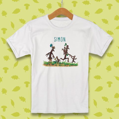 Stick Man and Family Personalised T-shirt