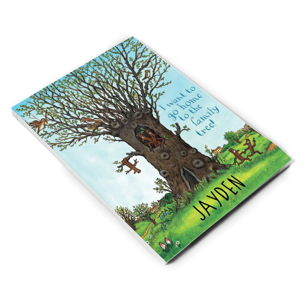 Family Tree Personalised A5 Notepad