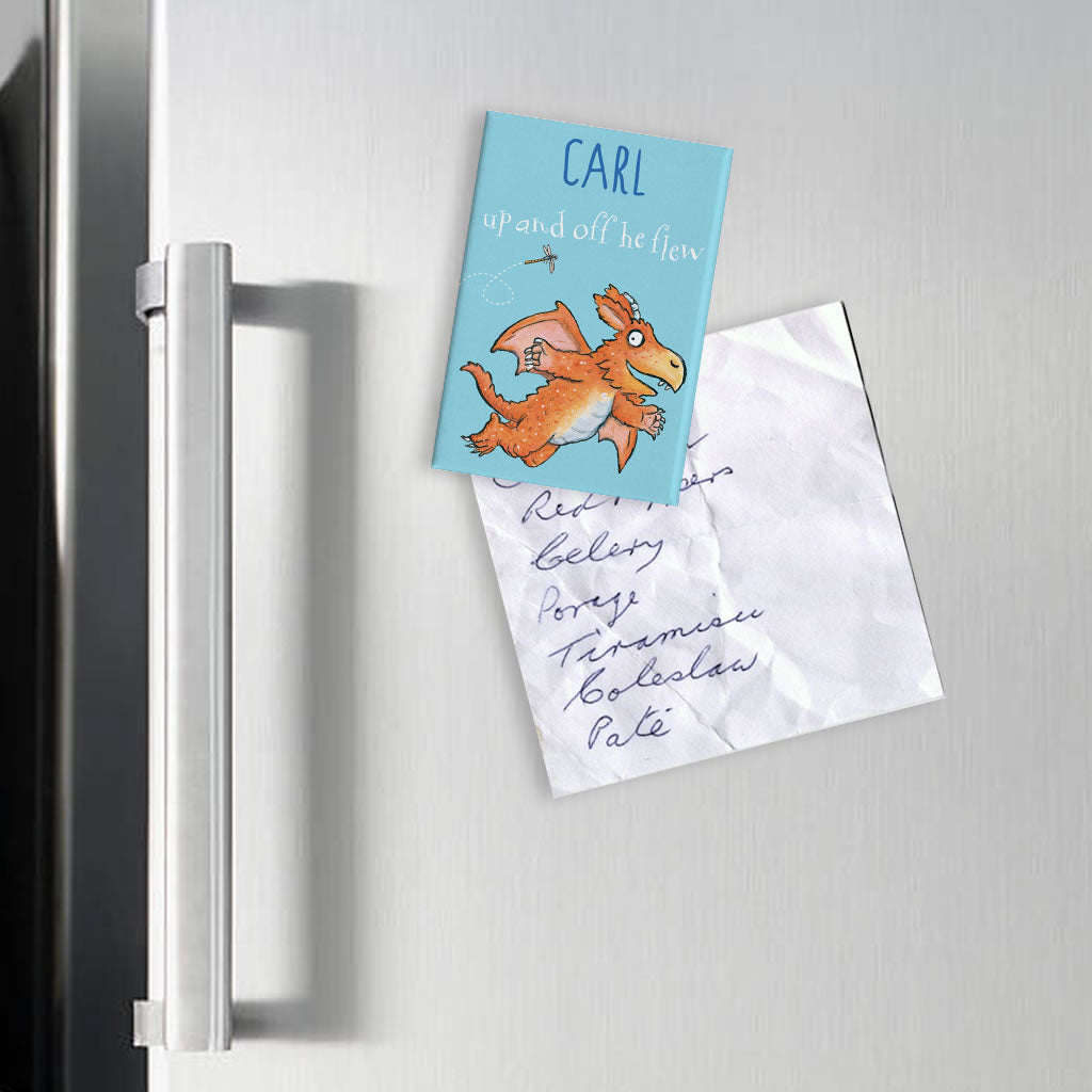 "Up and off he flew" Zog Personalised Magnet (Lifestyle) 