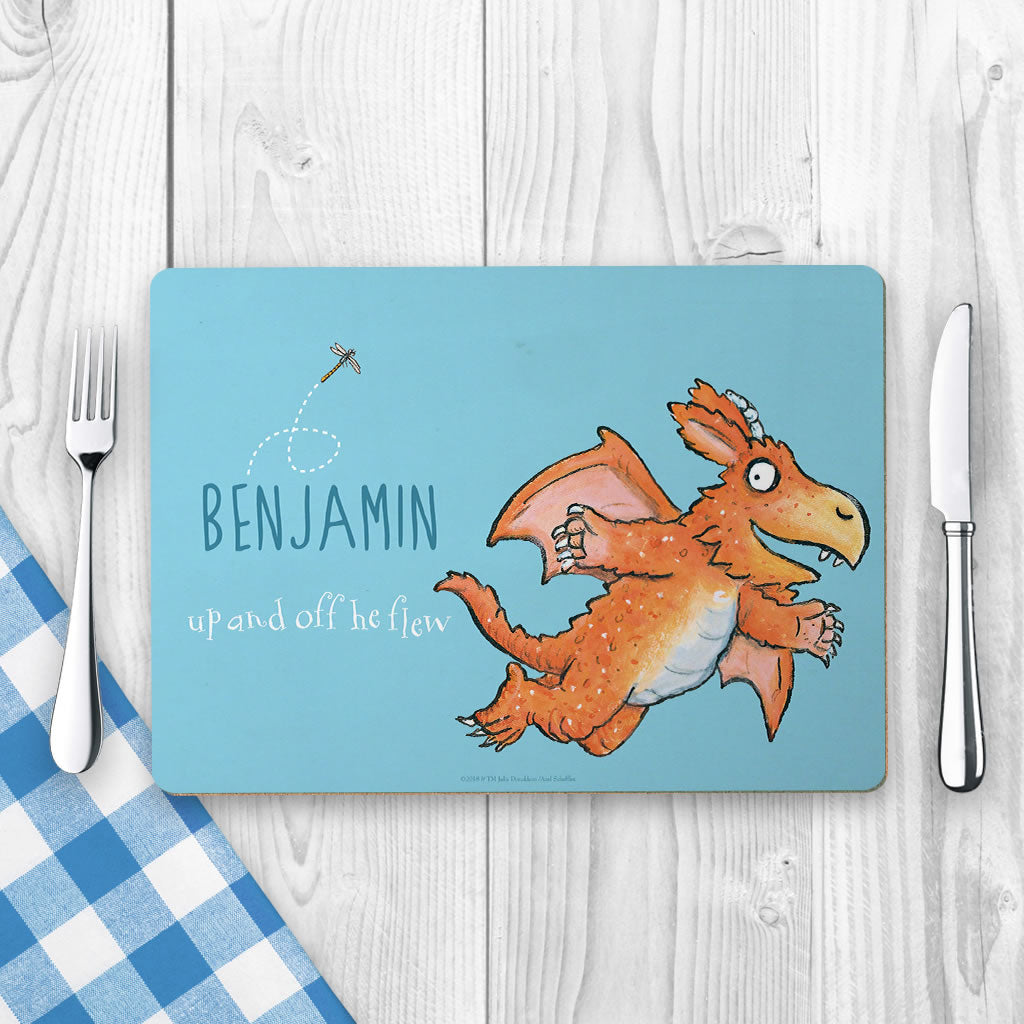 "What a good idea!" Zog Personalised Placemat (Lifestyle) 