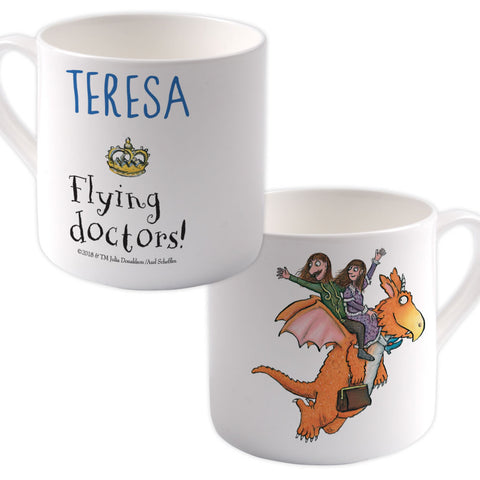 Flying Doctors! Zog Personalised Large Bone China Mug