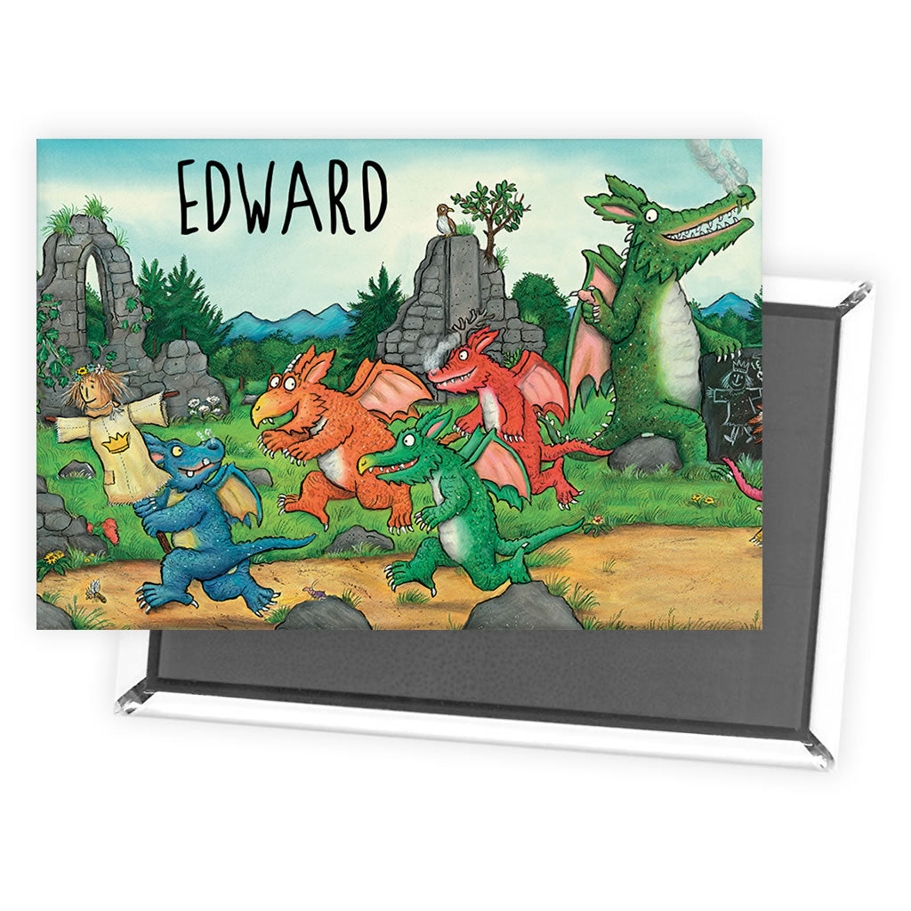 Zog and Friends Zog Personalised Magnet