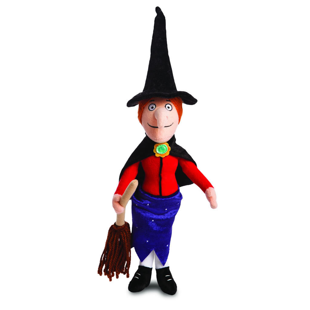Room on the Broom Witch with Broom Plush Plush
