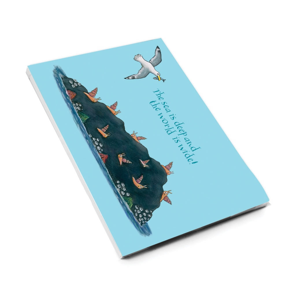 The sea is deep and the world is wide! A5 Notepad