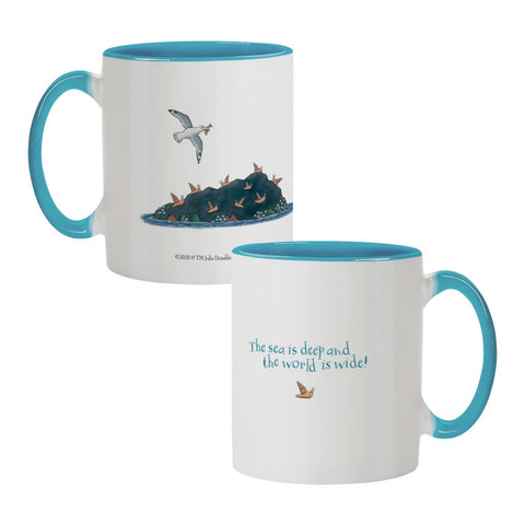 The sea is deep and the world is wide! Coloured Insert Mug