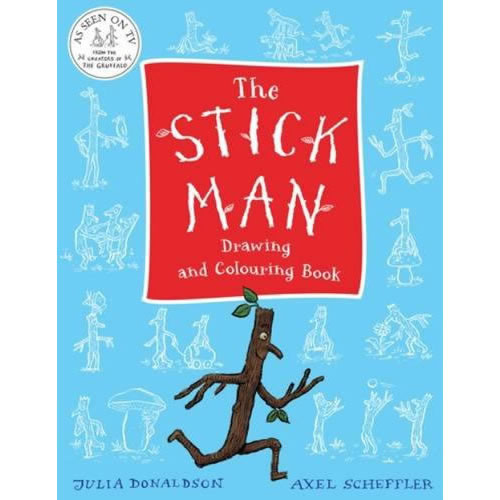 Stick Man Drawing and Colouring Book Book