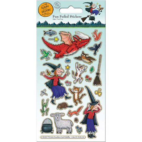 Room on the Broom Foiled Sticker Pack