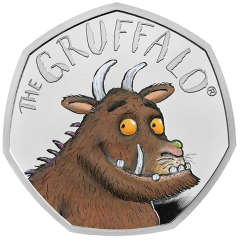 The Gruffalo UK Collectible 50p Silver Proof Coin